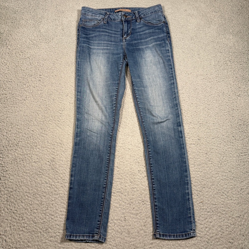 Joe's Jeans Womens Mid Rise Skinny Blue Denim Jeans Medium Wash Size 25